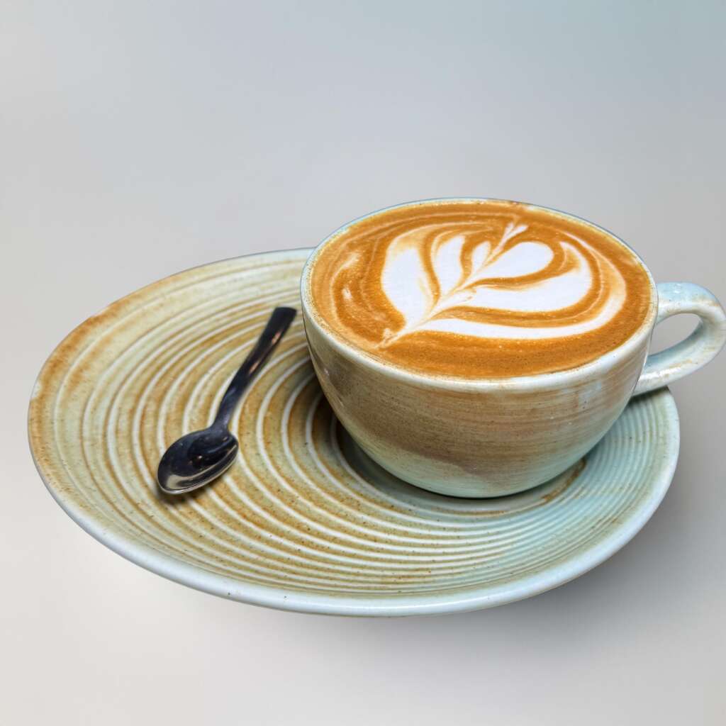 Salted caramel latte