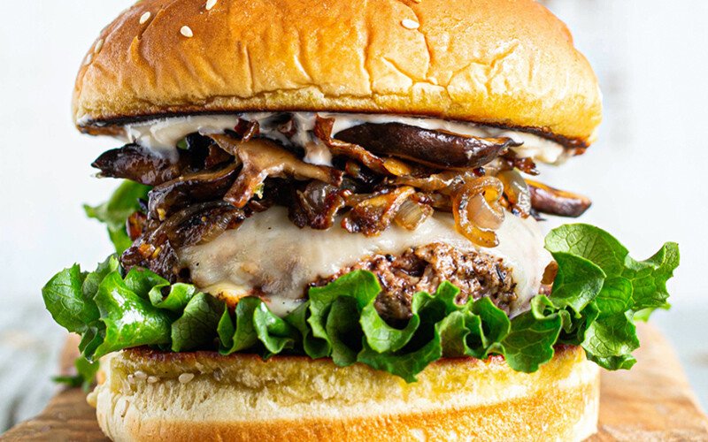 Mushroom burger