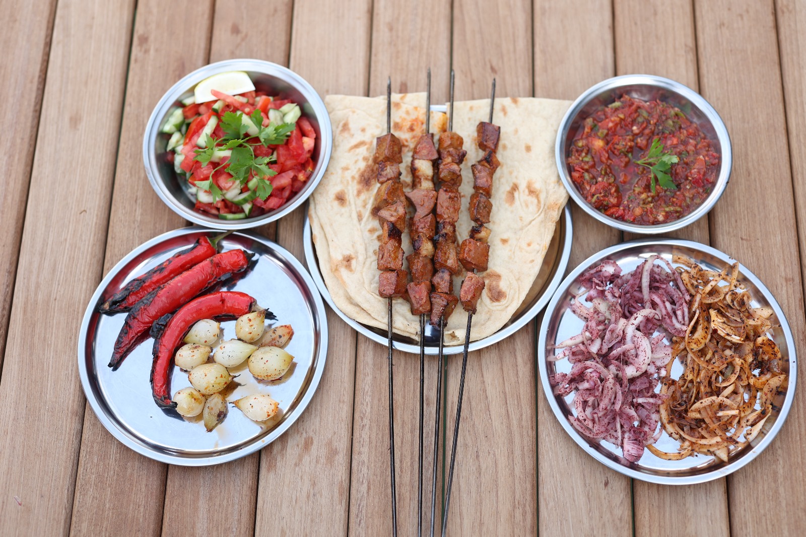 Ciğer şiş (liver skewers)