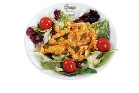 Cajun chicken Caesar salad