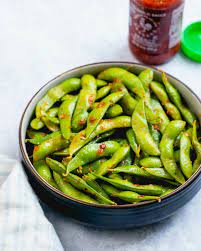 Spicy edamame