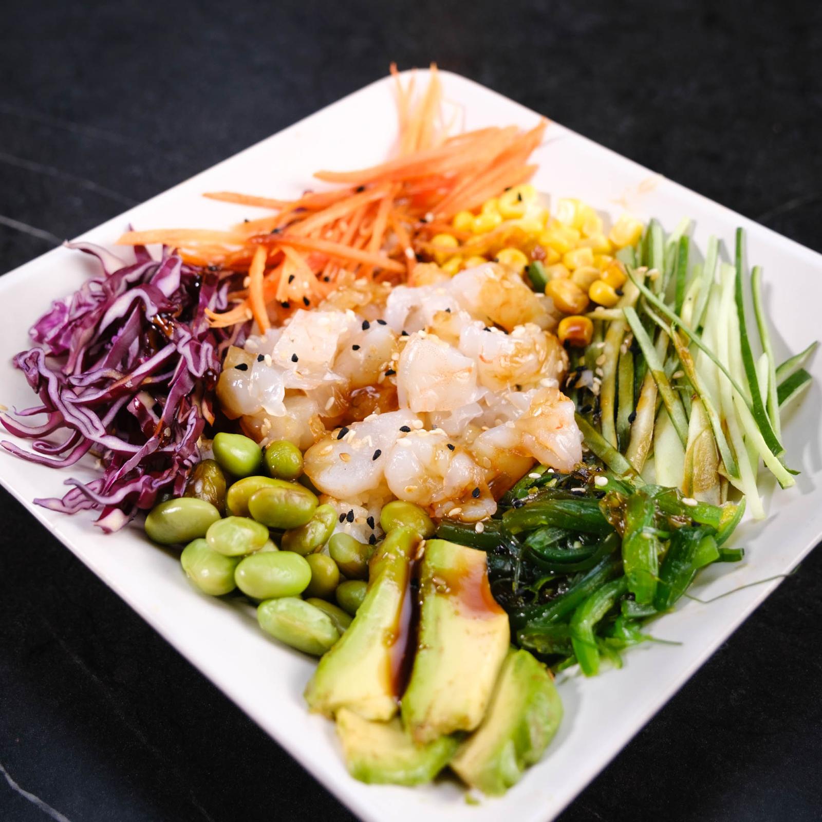 Tempura Shrimp Poke Bowl
