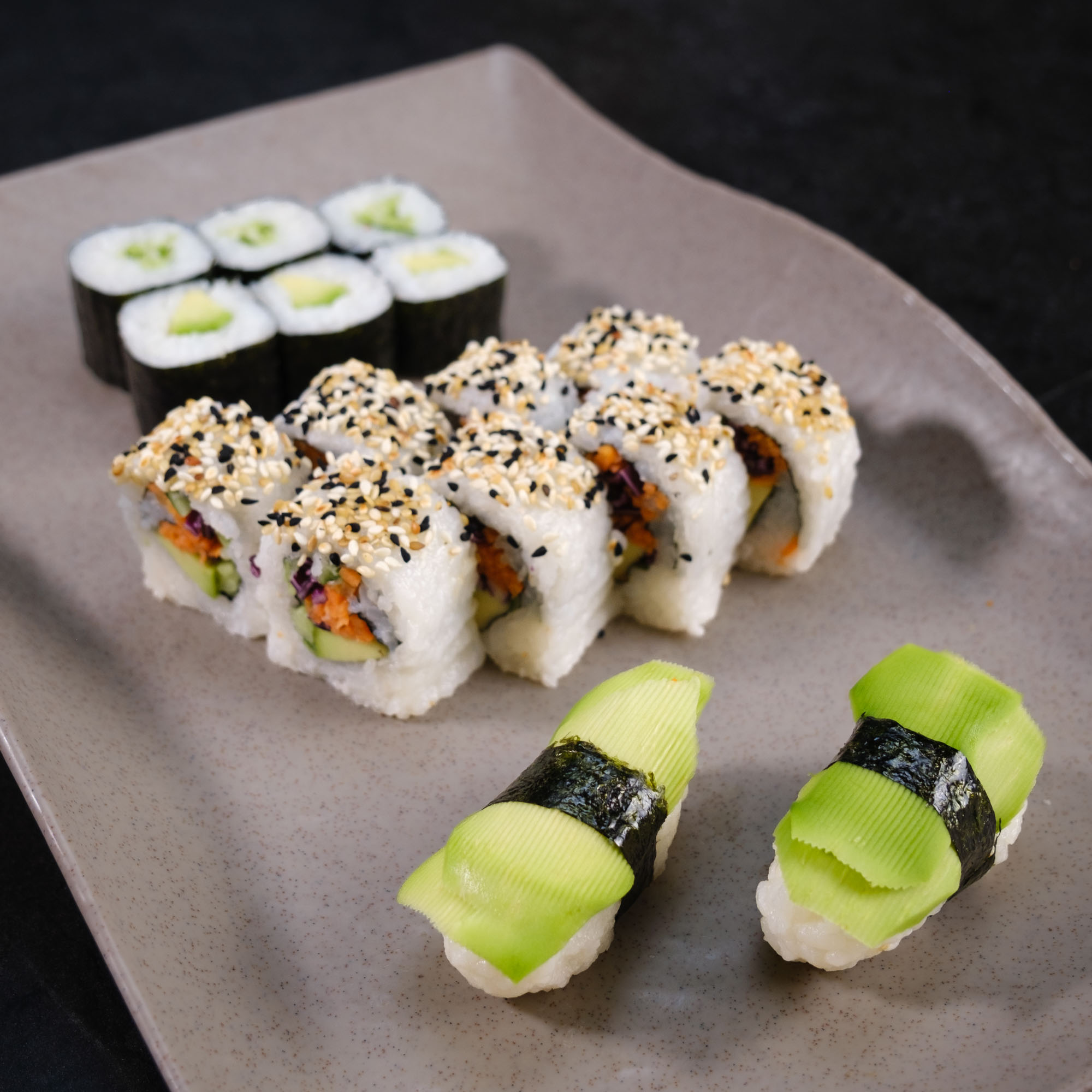 Veggie sushi set