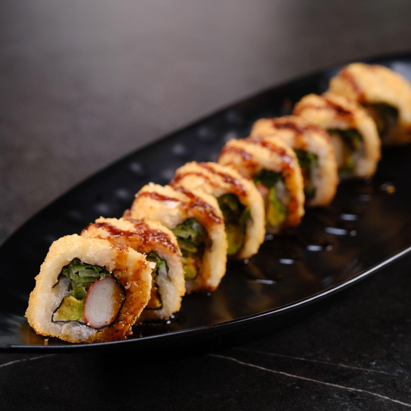 Crunchy crab roll (8 pieces)