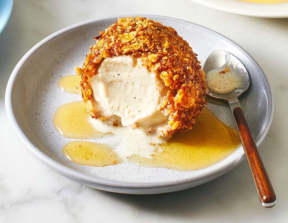 Fried Honey Ice Cream