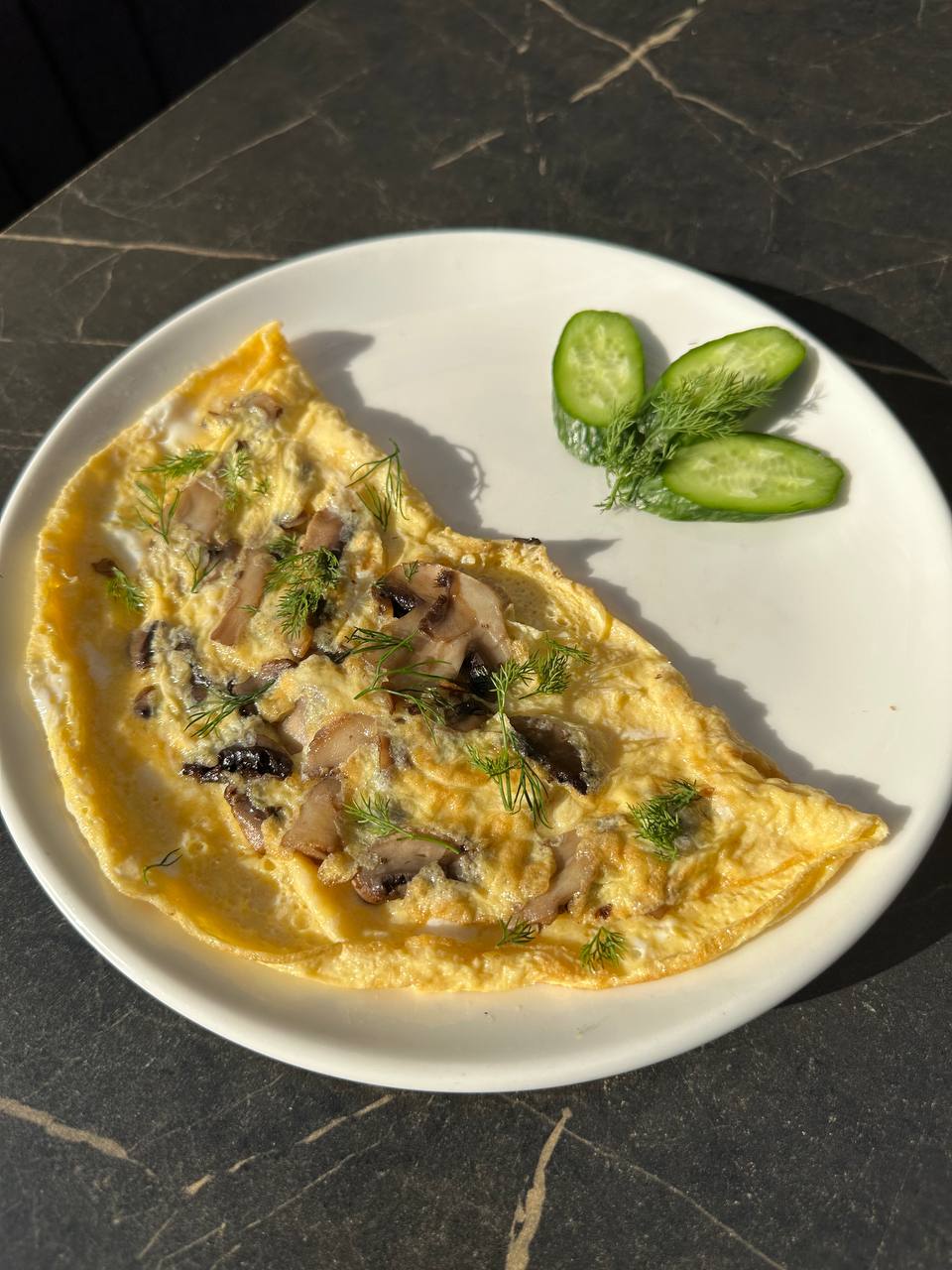 Mushroom Omelette