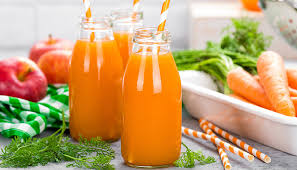 Fresh Carrot and Apple Juice
