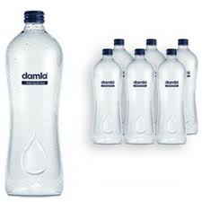 Glass bottled water