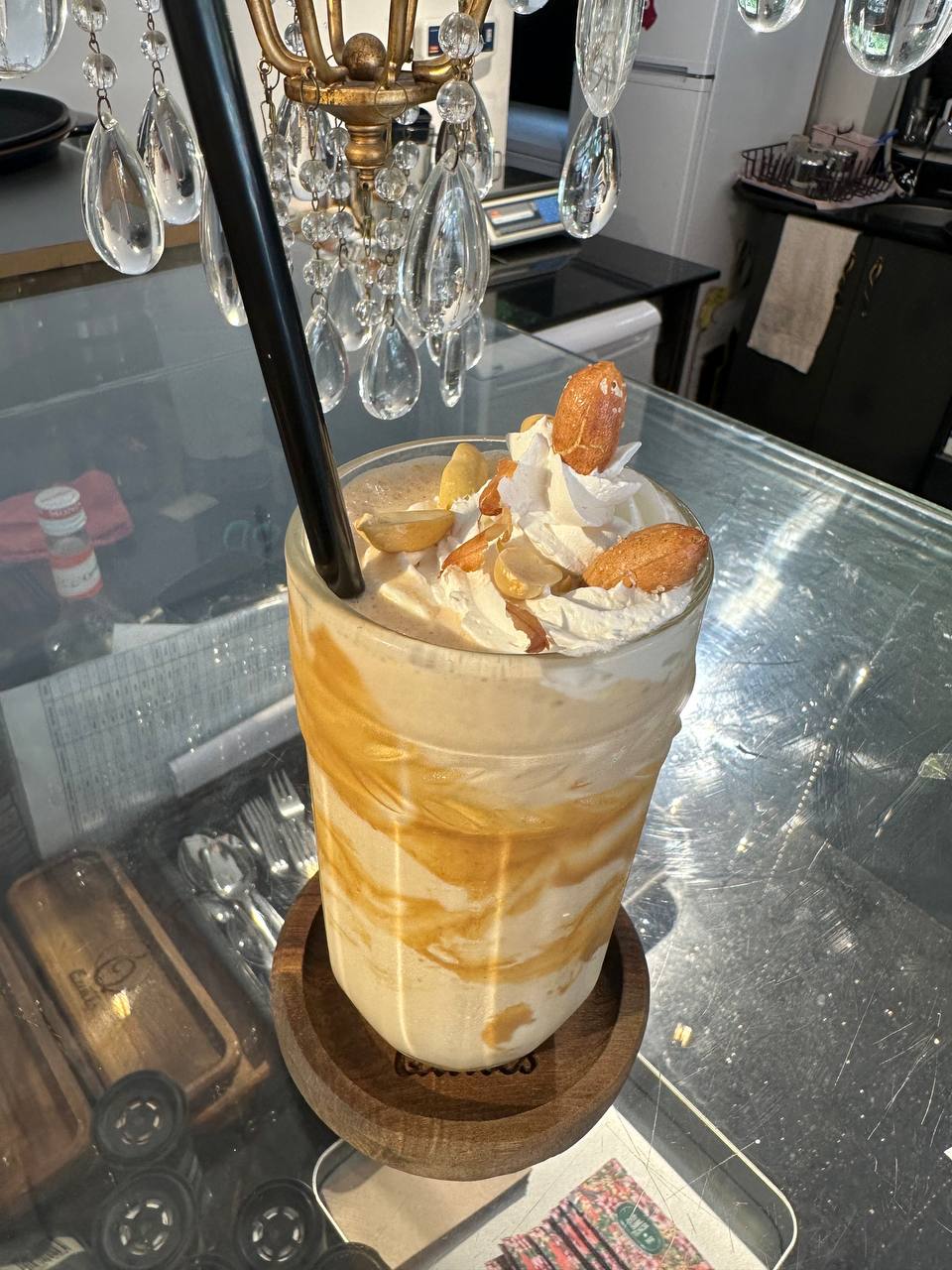 Peanut butter milkshake