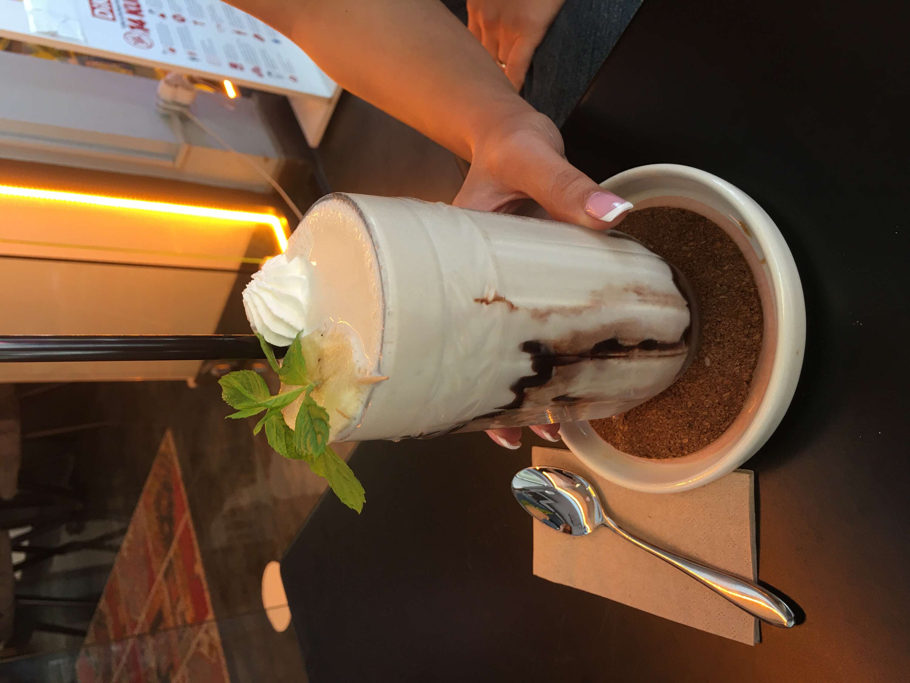 Banana milkshake
