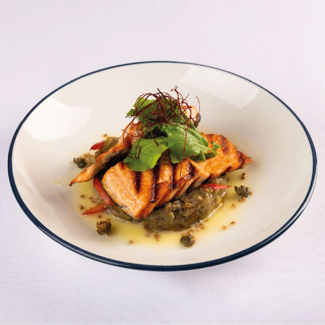 Grilled salmon